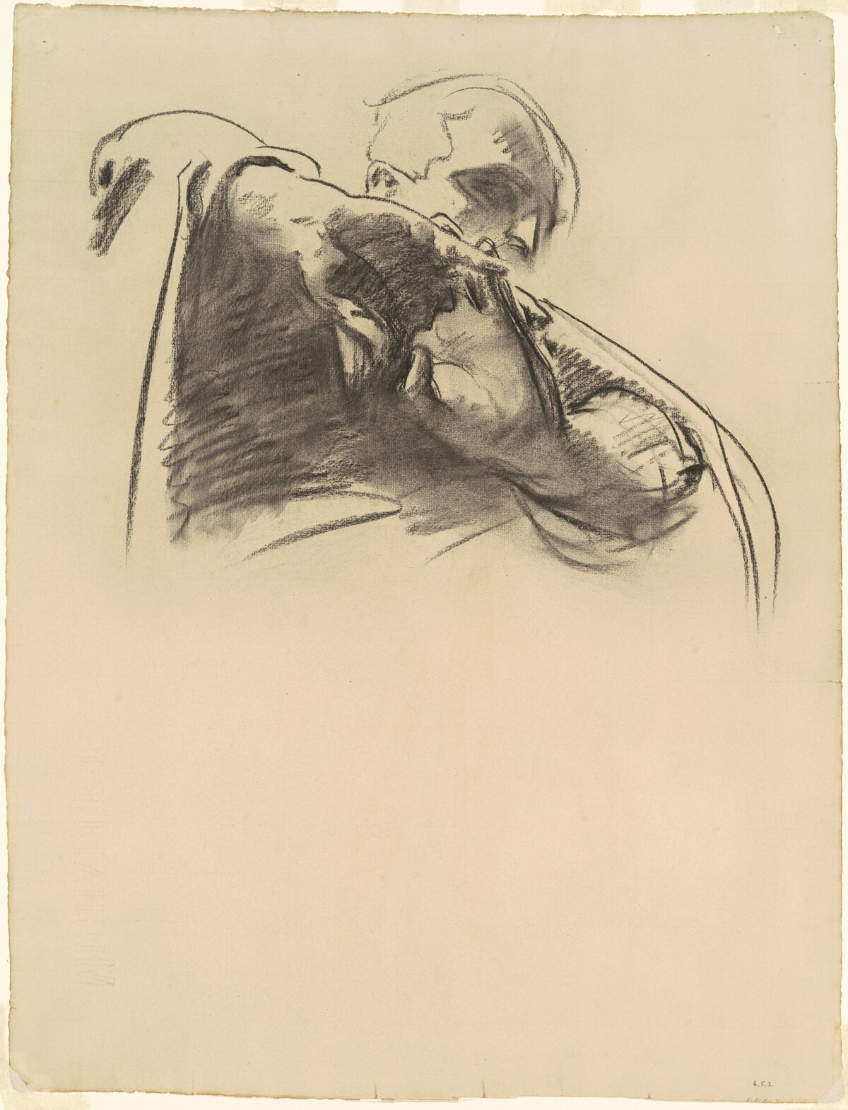 Study for "The Crucifixion and Death of Our Lord" by John Singer Sargent