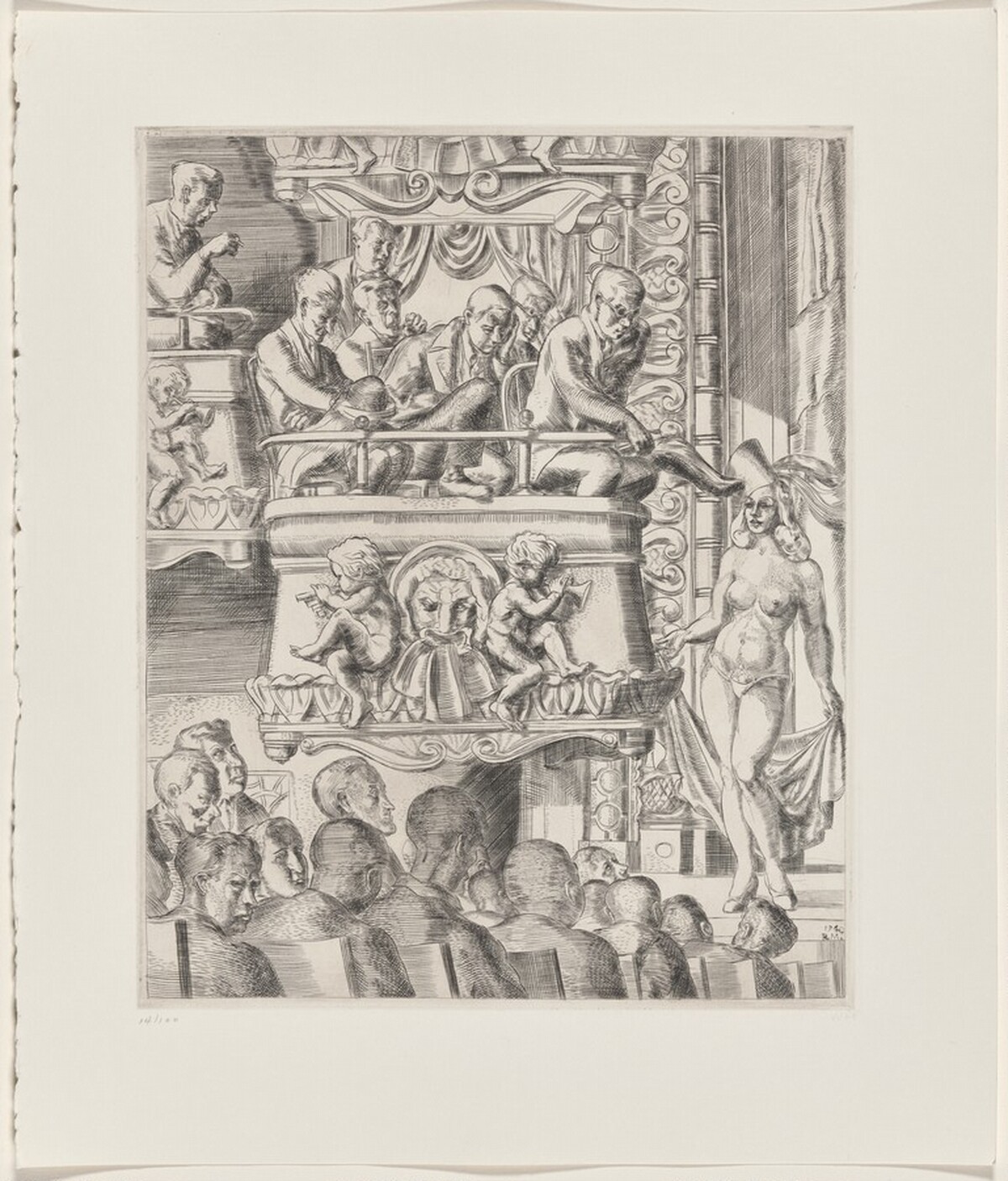 Eltinge Follies by Reginald Marsh