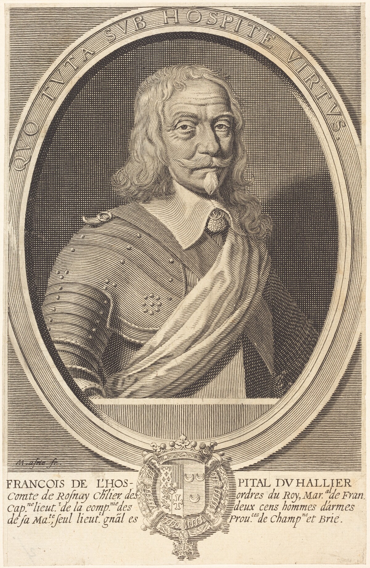 François de l'Hospital du Hallier by Michel Lasne