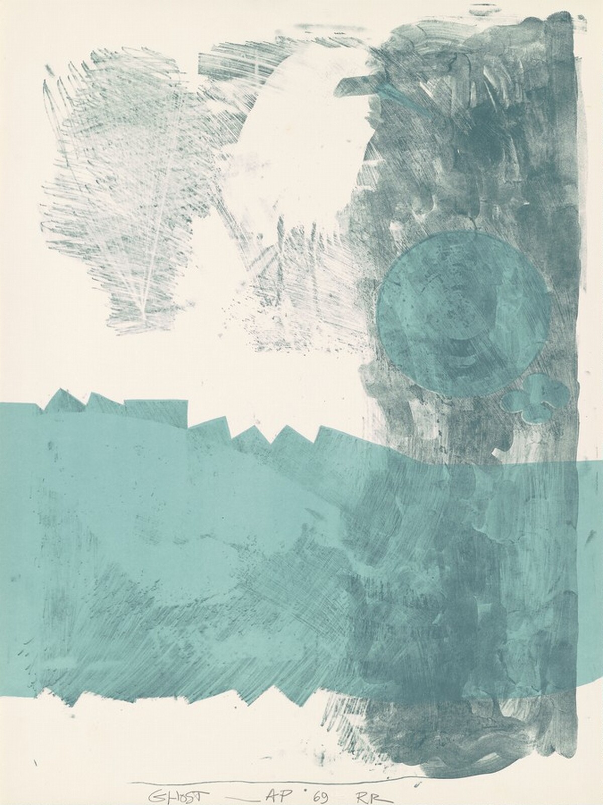 Ghost by Robert Rauschenberg