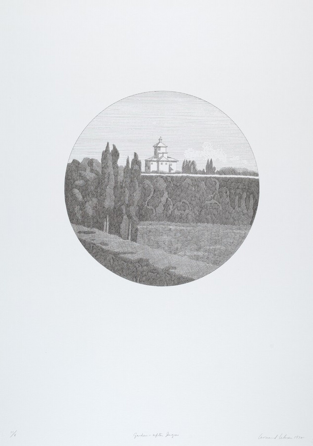 Garden - After Ingres by Leonard Lehrer
