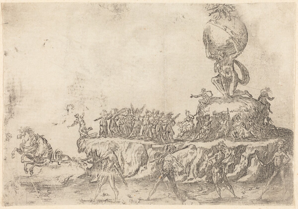The Float of the Sun by after Jacques Callot