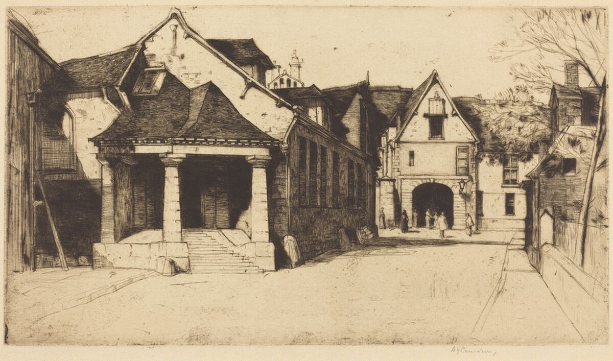 Old Museum, Beauvais by David Young Cameron