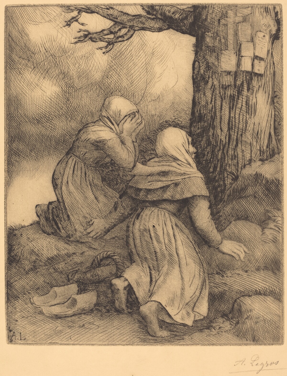 The Tree of Salvation (L'arbe de salut) by Alphonse Legros