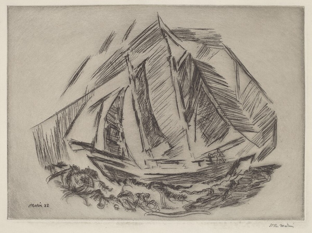 Sailboat by John Marin