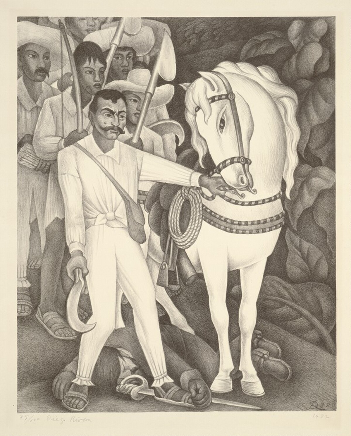 Viva Zapata by Diego Rivera