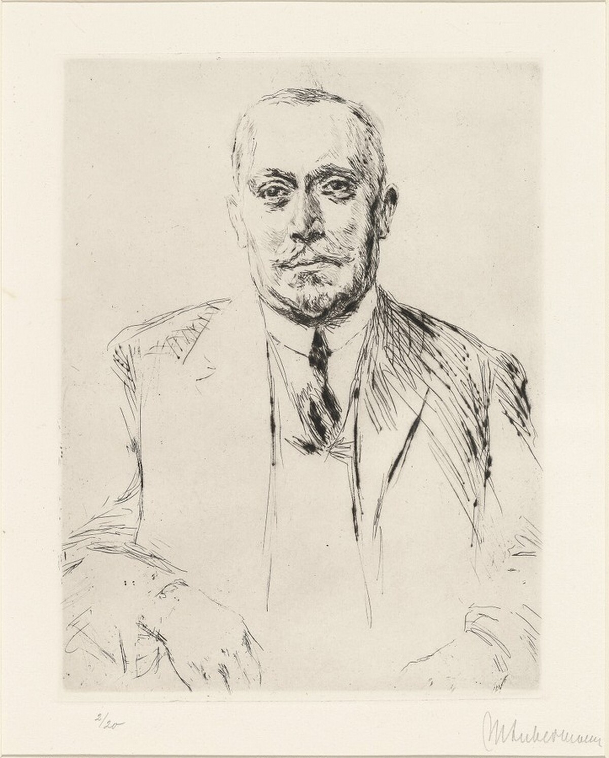 Hyman Marzynski by Max Liebermann