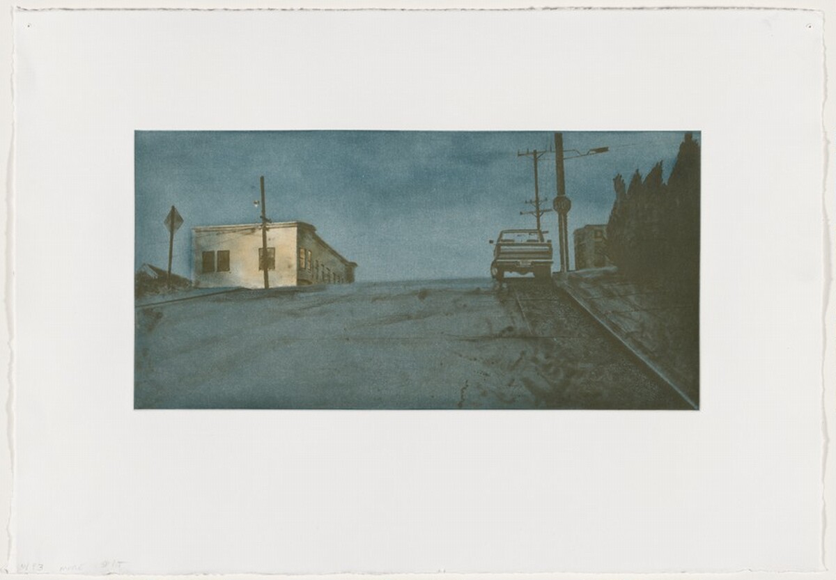 20th and Mississippi–Night [working proof 1] by Robert Bechtle