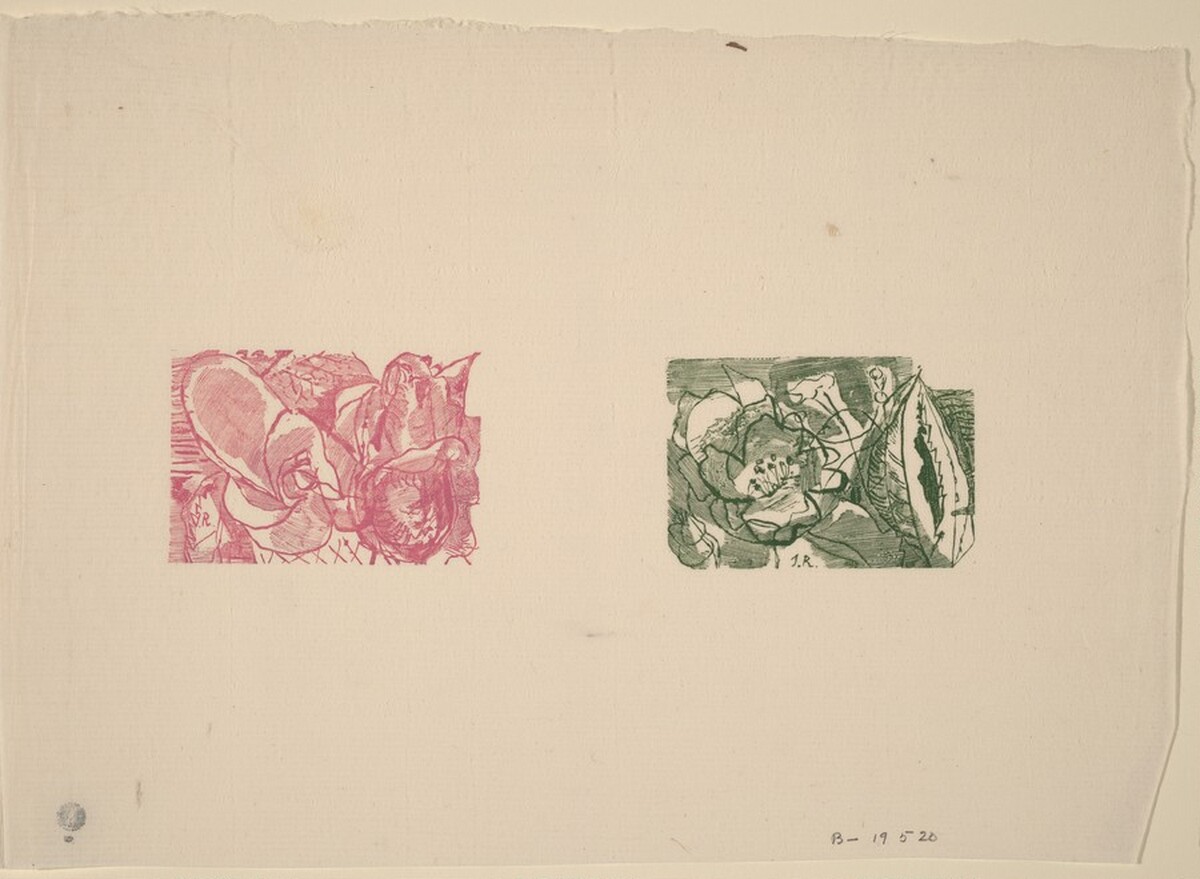 Der Herbstblatter [right half] by Imre Reiner