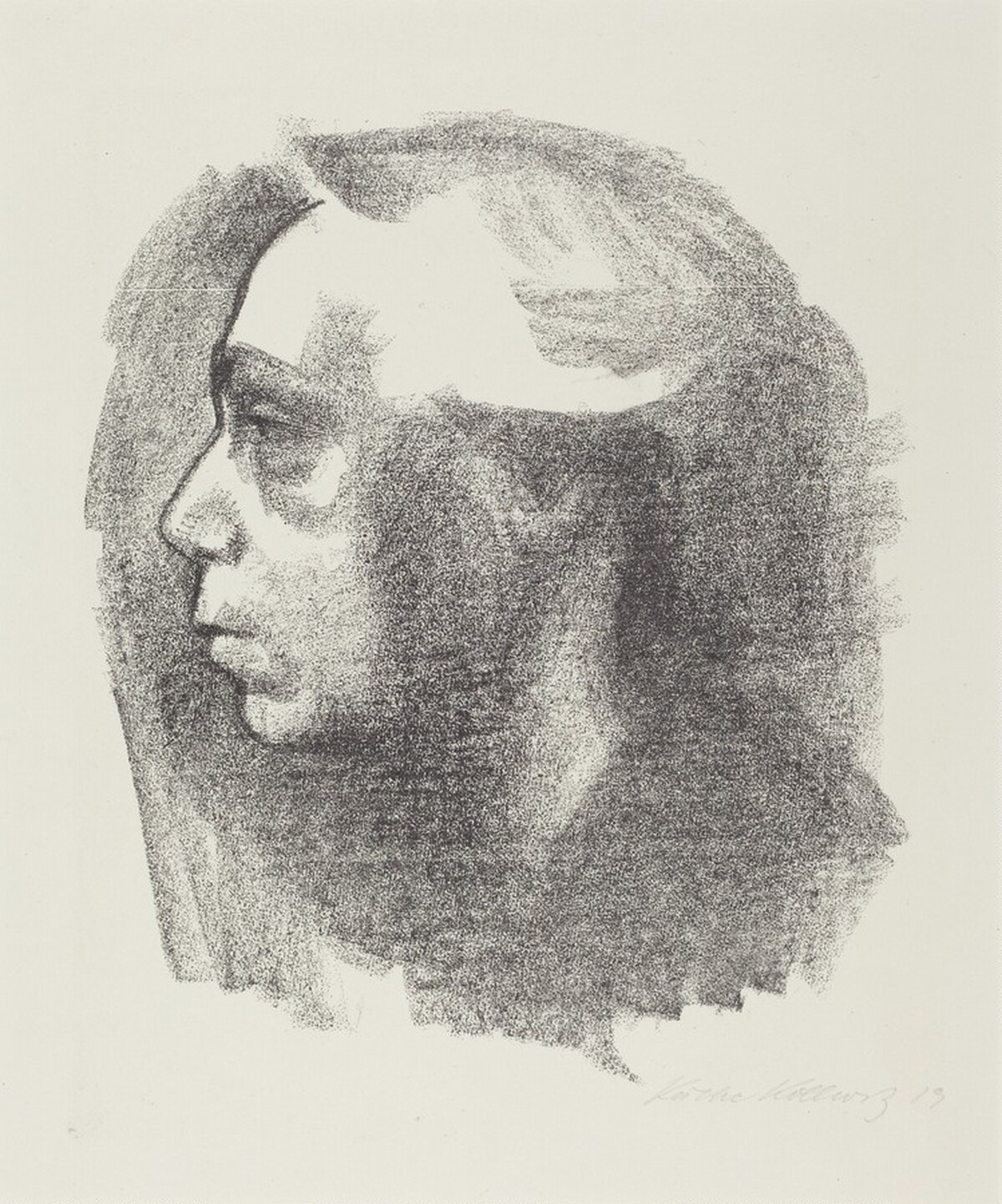 Self-Portrait (Selbstbildnis) by Käthe Kollwitz