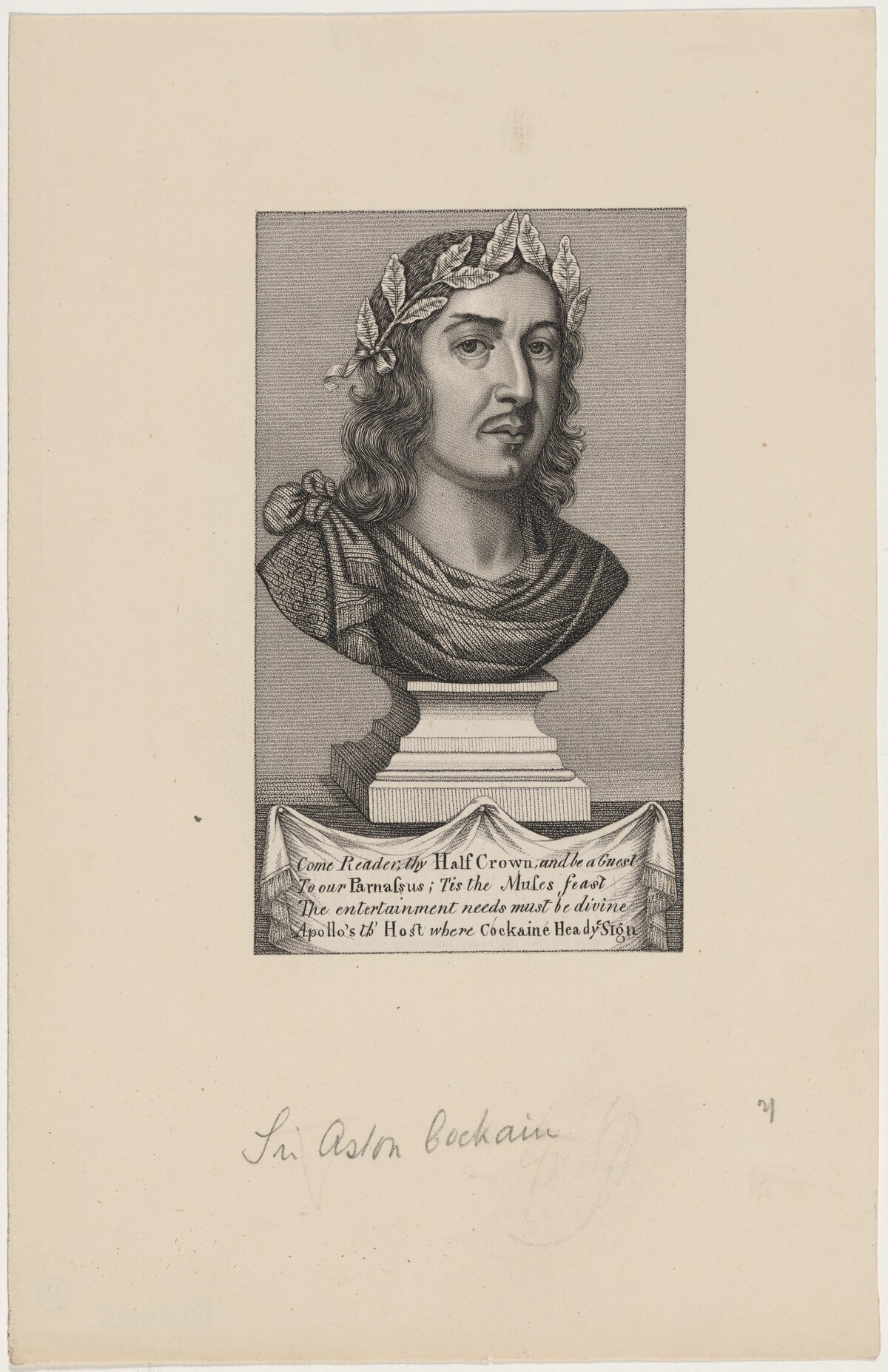 Sir Aston Cockain, Poet by Unknown Artist