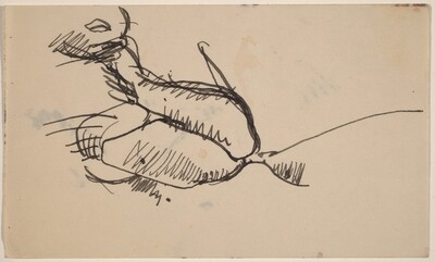 Seated Figure, Arms Crossed, Left Hand Tucked under Chin