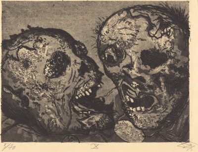 Dead Men before the Position near Tahure (Tote vor der Stellung bei Tahure)