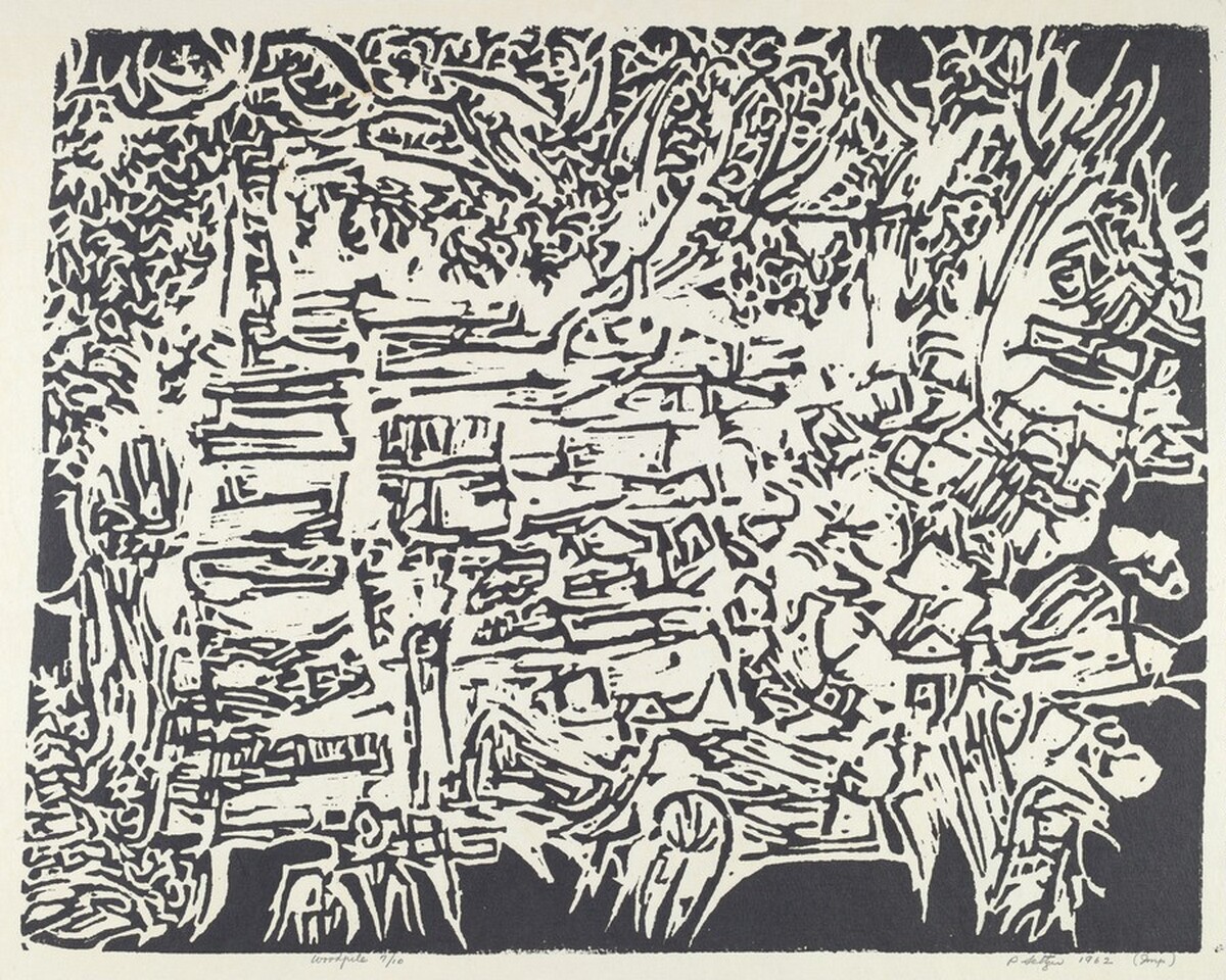 Woodpile by Phyllis Seltzer
