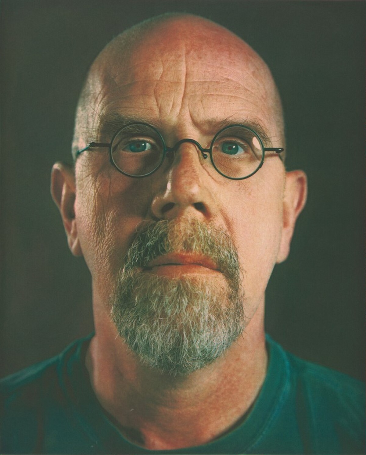 Self-Portrait (proof for unpublished print) by Chuck Close