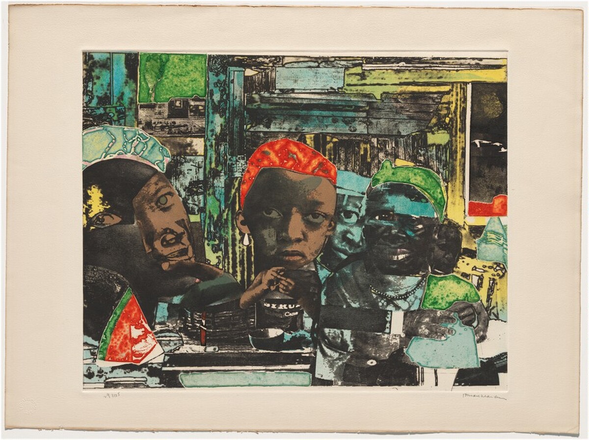 The Train by Romare Bearden