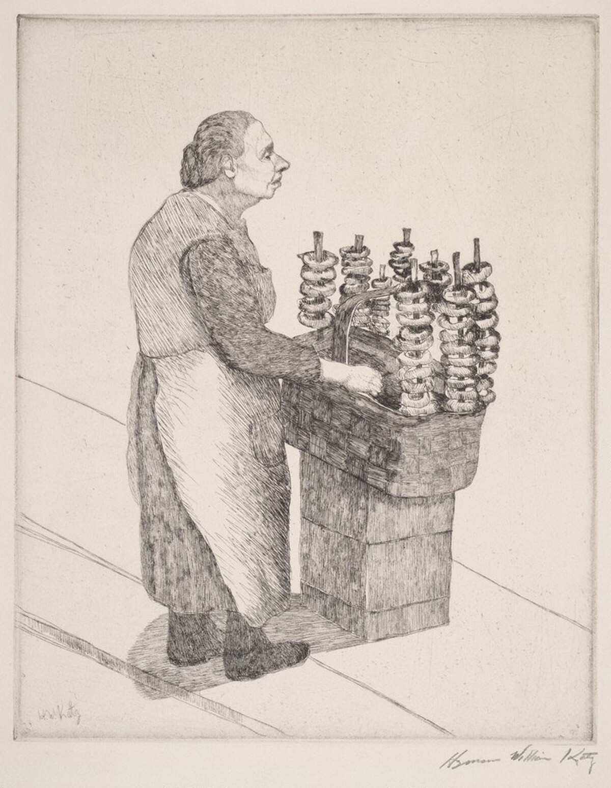 Untitled (pretzel woman) by Hyman William Katz