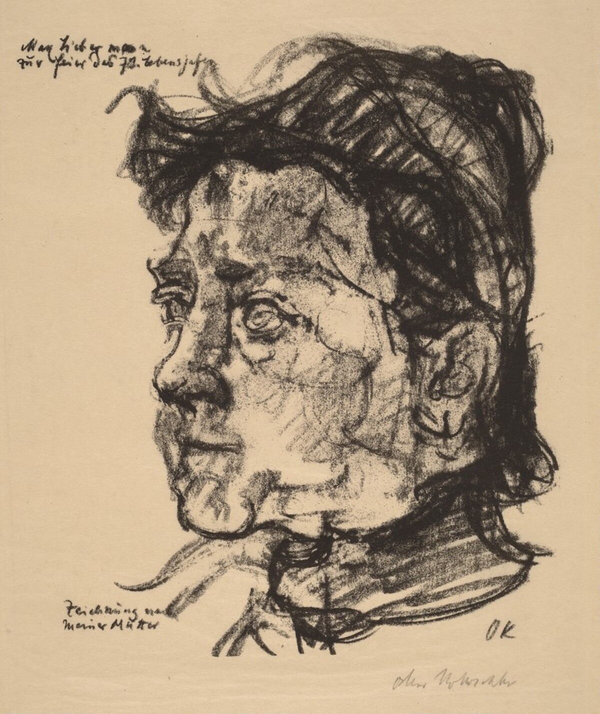 Romana Kokoschka - The Artist's Mother by Oskar Kokoschka
