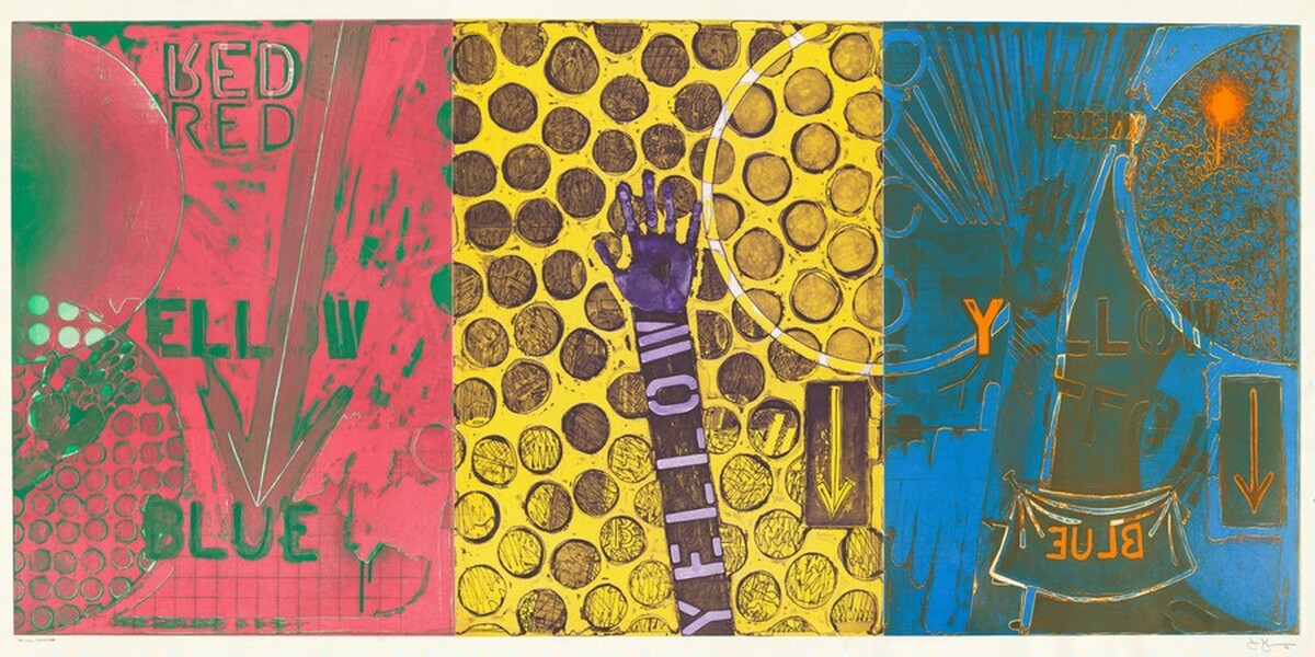 Untitled [trial proof] by Jasper Johns