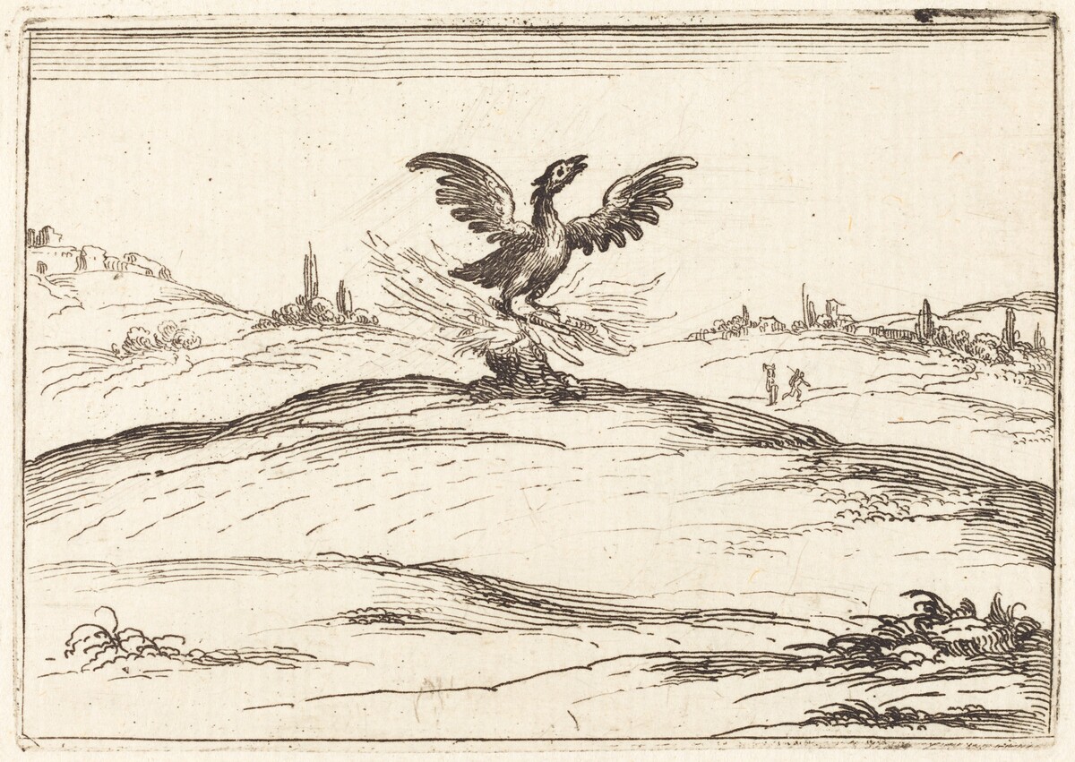 Burning Phoenix by Jacques Callot