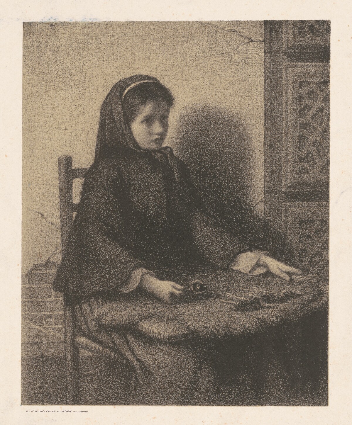 Violet Girl by William Morris Hunt