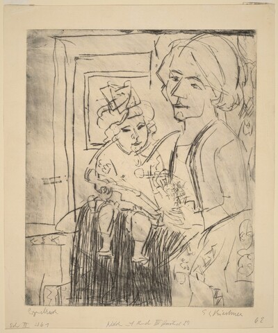 Young Woman with Child