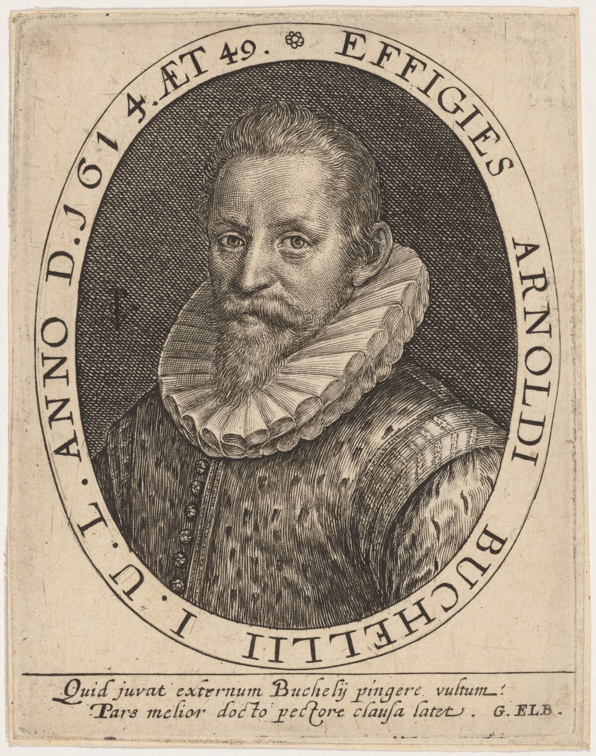 Arnoldus Buchelius by Crispijn de Passe I