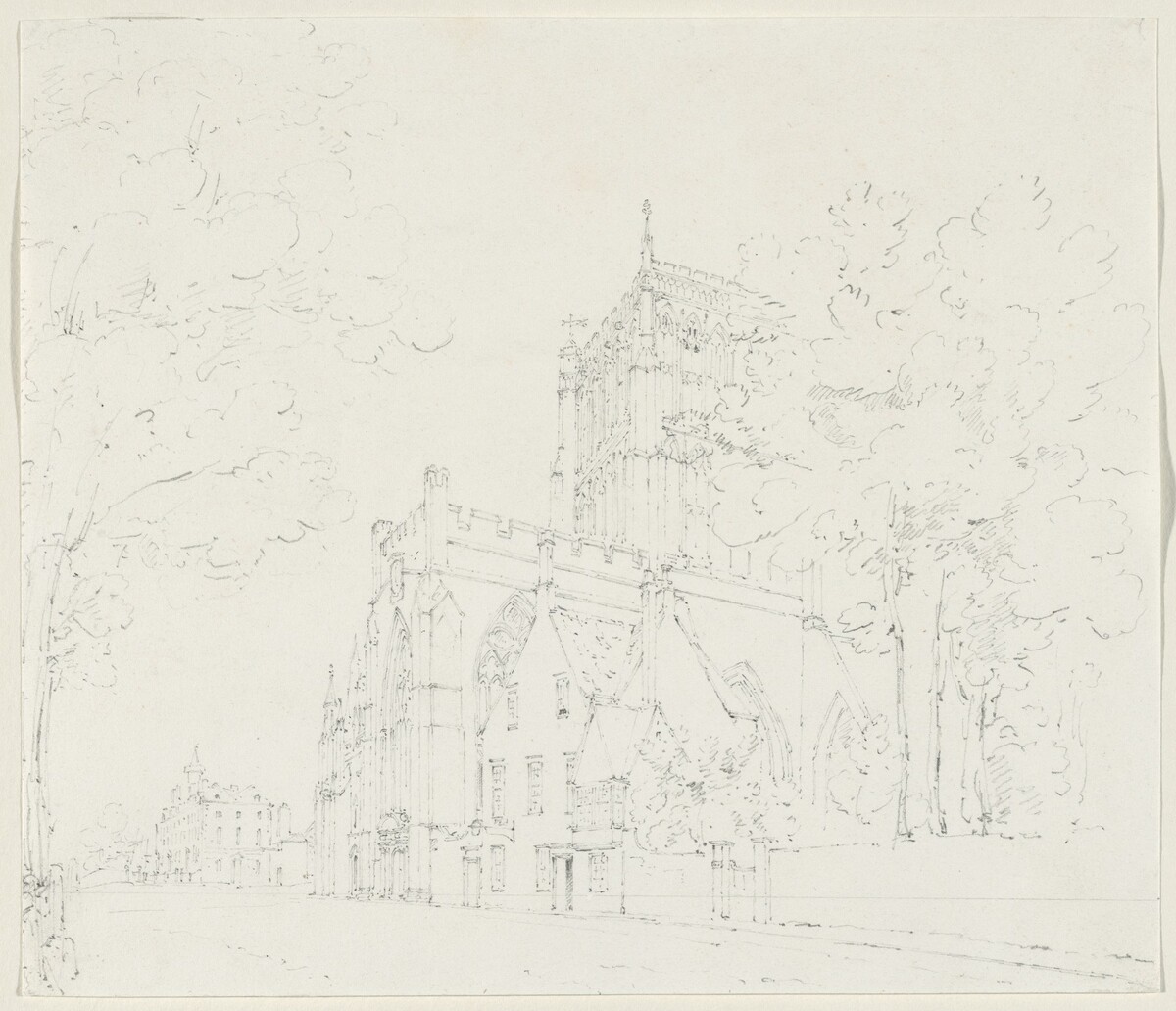 Bristol Cathedral from College Green by Thomas Girtin