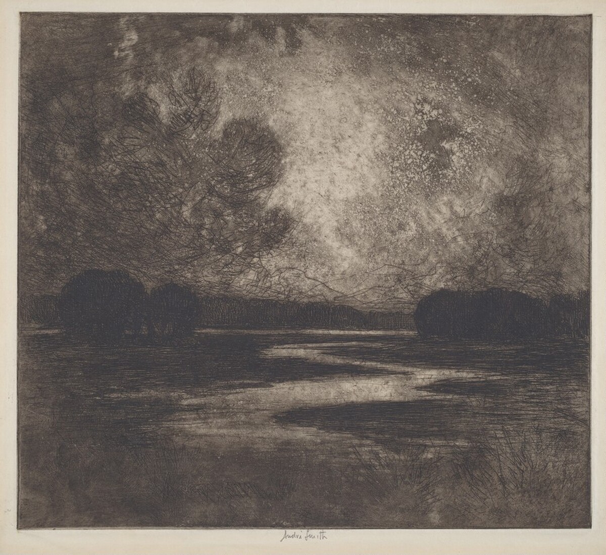 Evening Marshes by Jules André Smith
