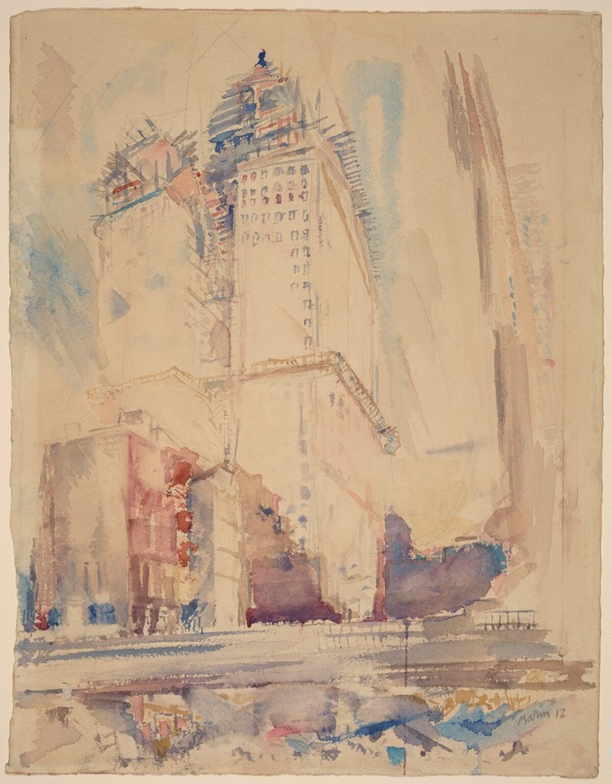 Broadway, Singer Building by John Marin