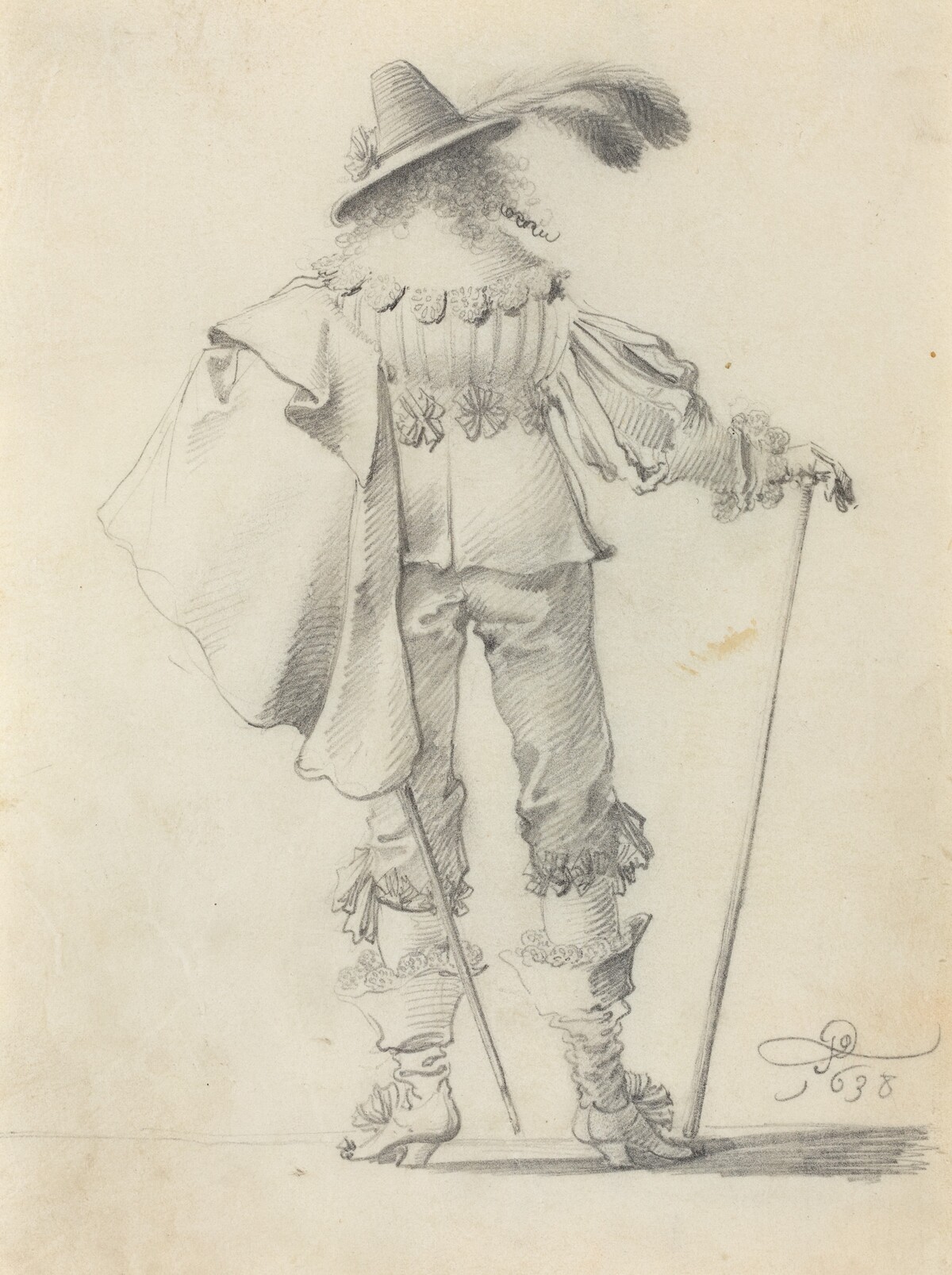 Gentleman Seen from Behind by Pieter Jansz Quast