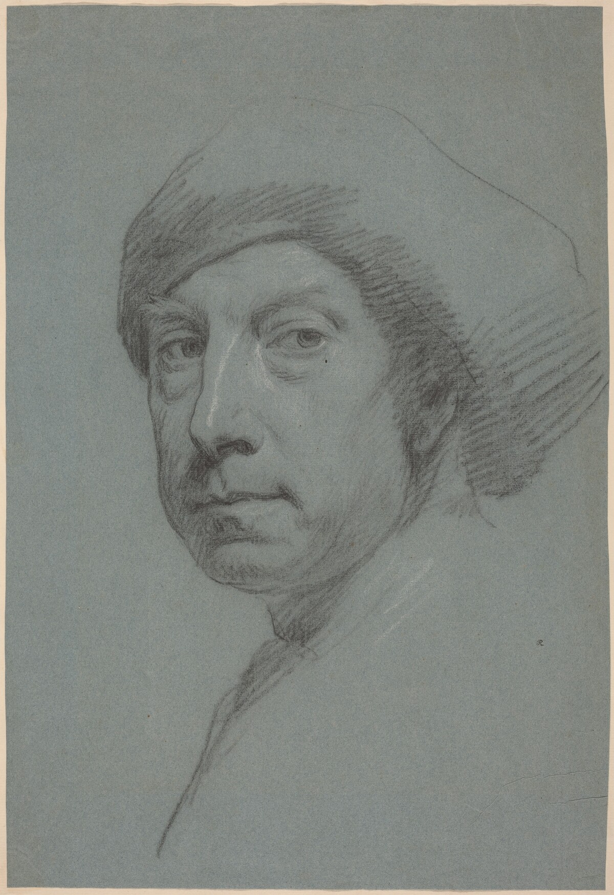 Self-Portrait Wearing a Turban by Jonathan Richardson, Sr.