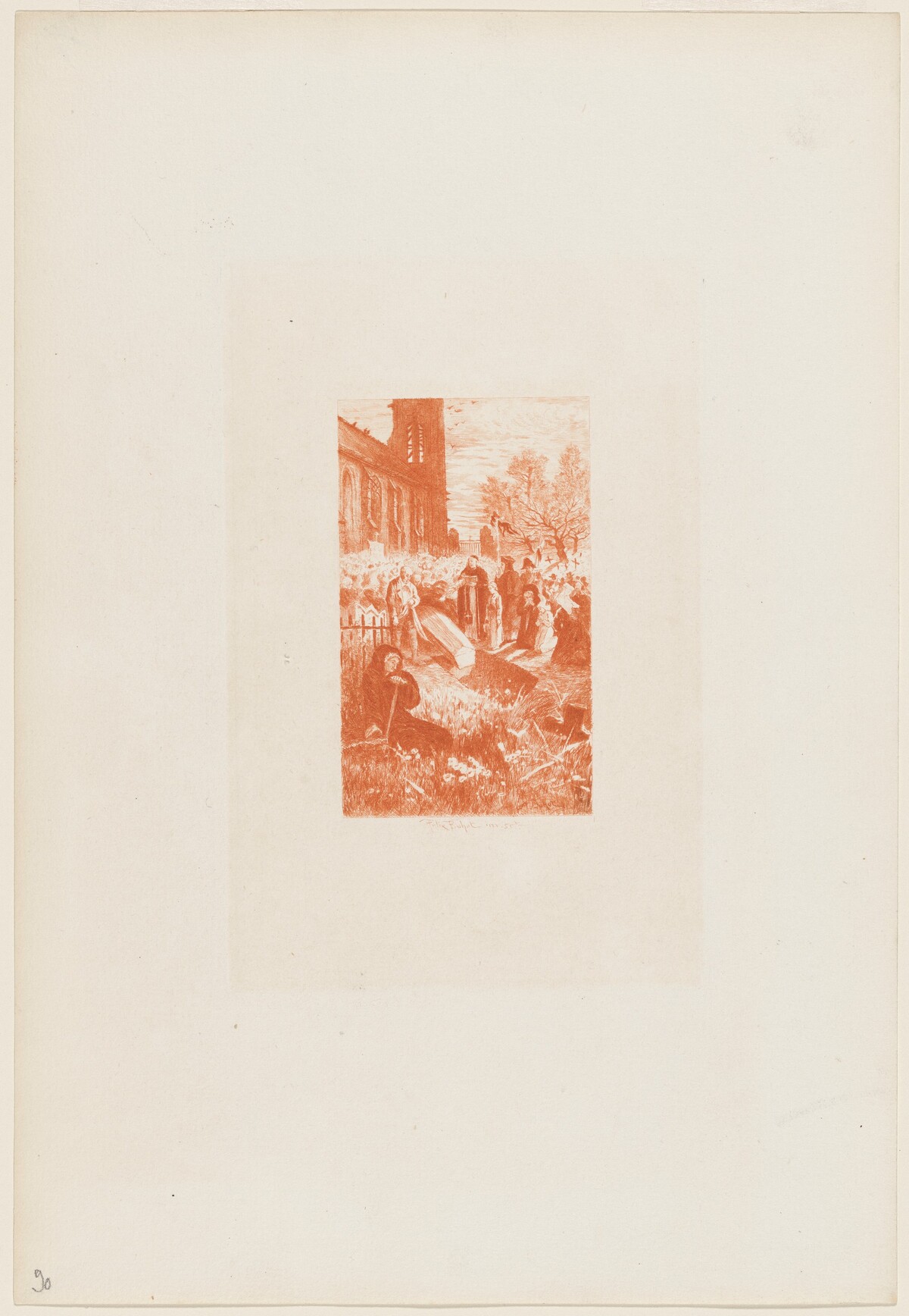 L'Ensorcelée by Félix-Hilaire Buhot