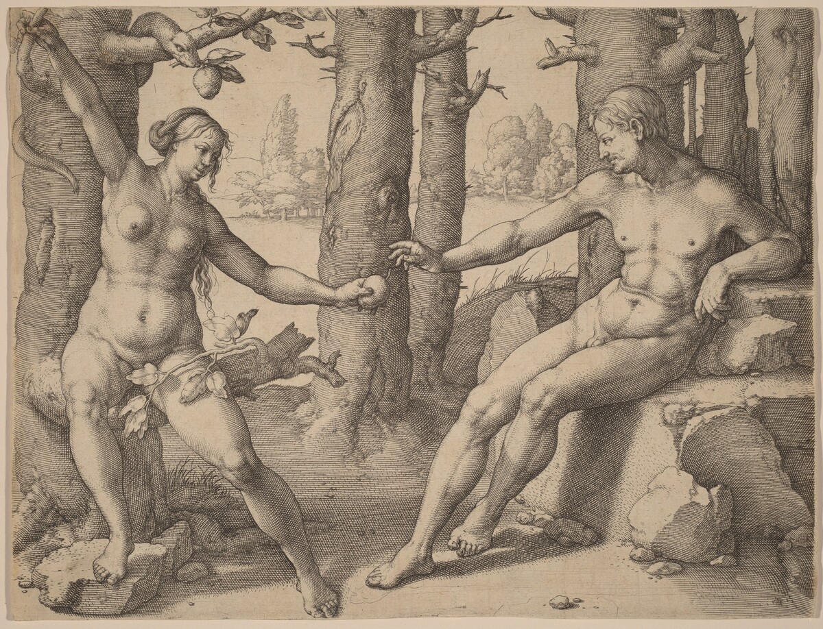 The Fall of Man by Lucas van Leyden