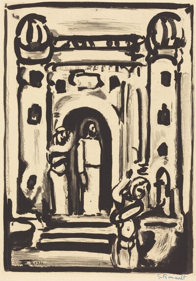 Christ aux Portes de la Ville (Frontispiece)