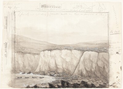 The Laying of the Atlantic Cable at Foilhommerum Bay, Ireland