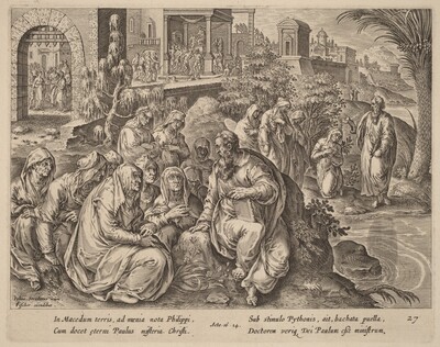 Saint Paul Speaks to the Women of Philippi by a River