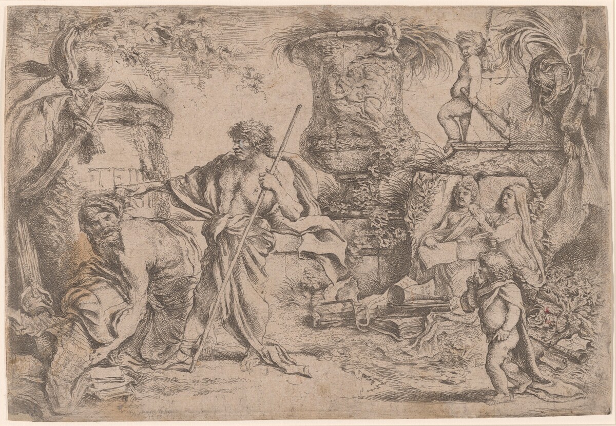 Temporalis Aeternitas [Second Version] by Giovanni Benedetto Castiglione