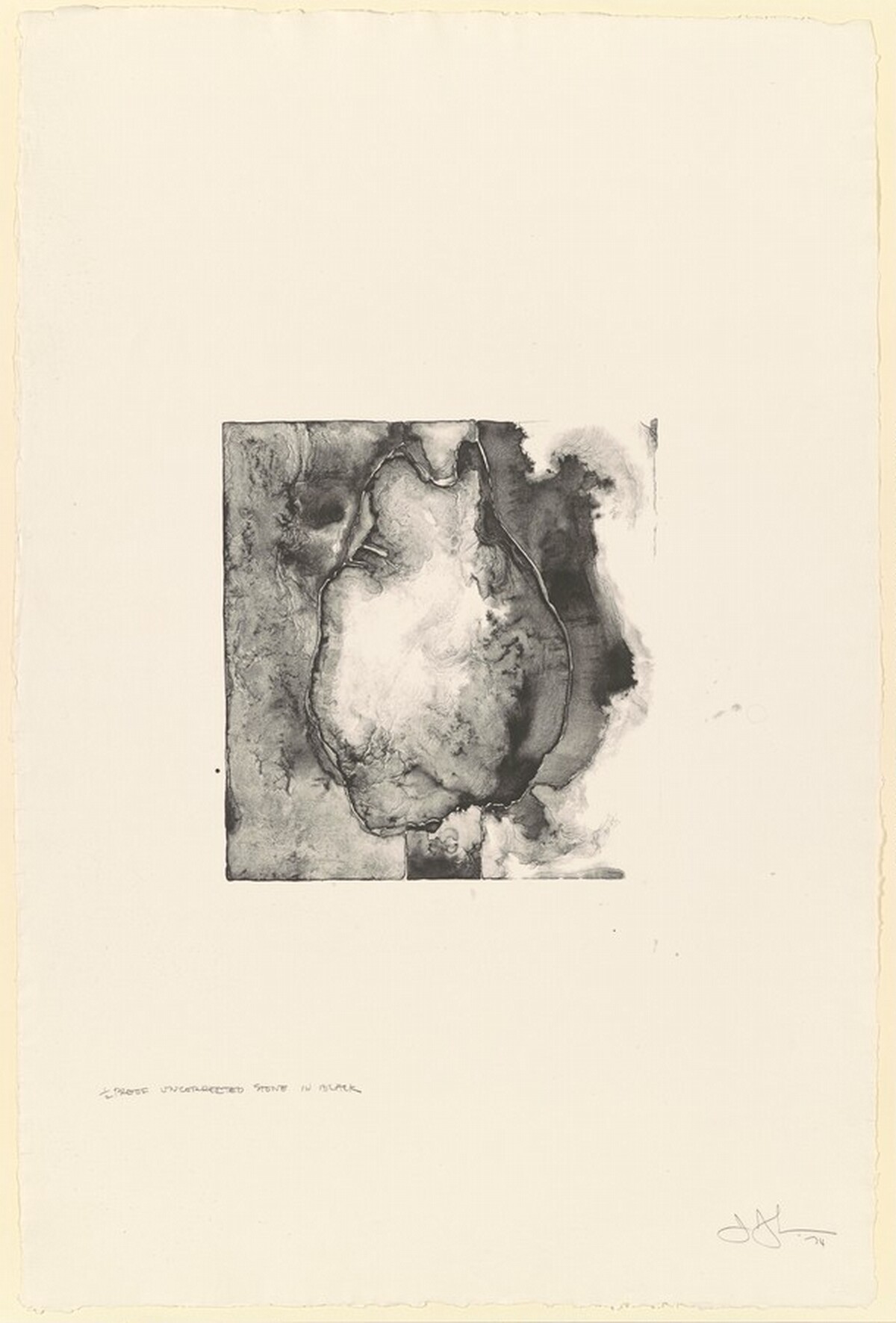 Buttocks [proof] by Jasper Johns