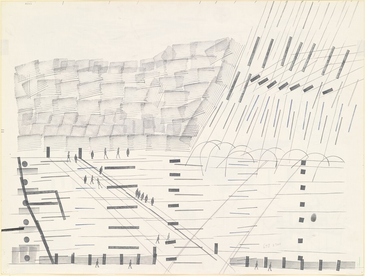 Untitled [verso] by Saul Steinberg