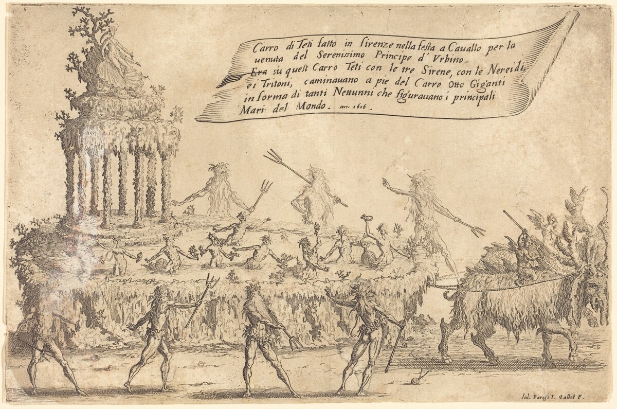 The Float of Thetis by Jacques Callot
