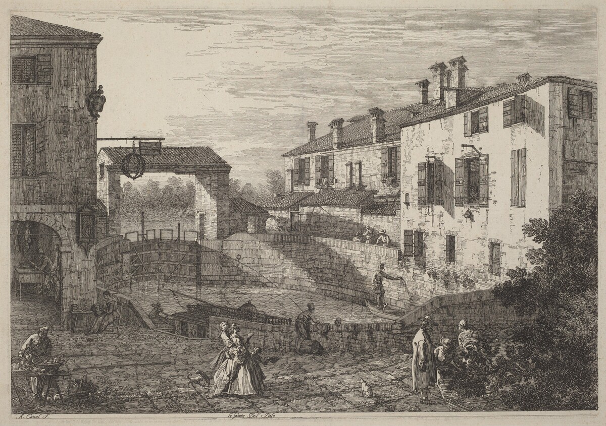 Le Porte Del Dolo by Canaletto