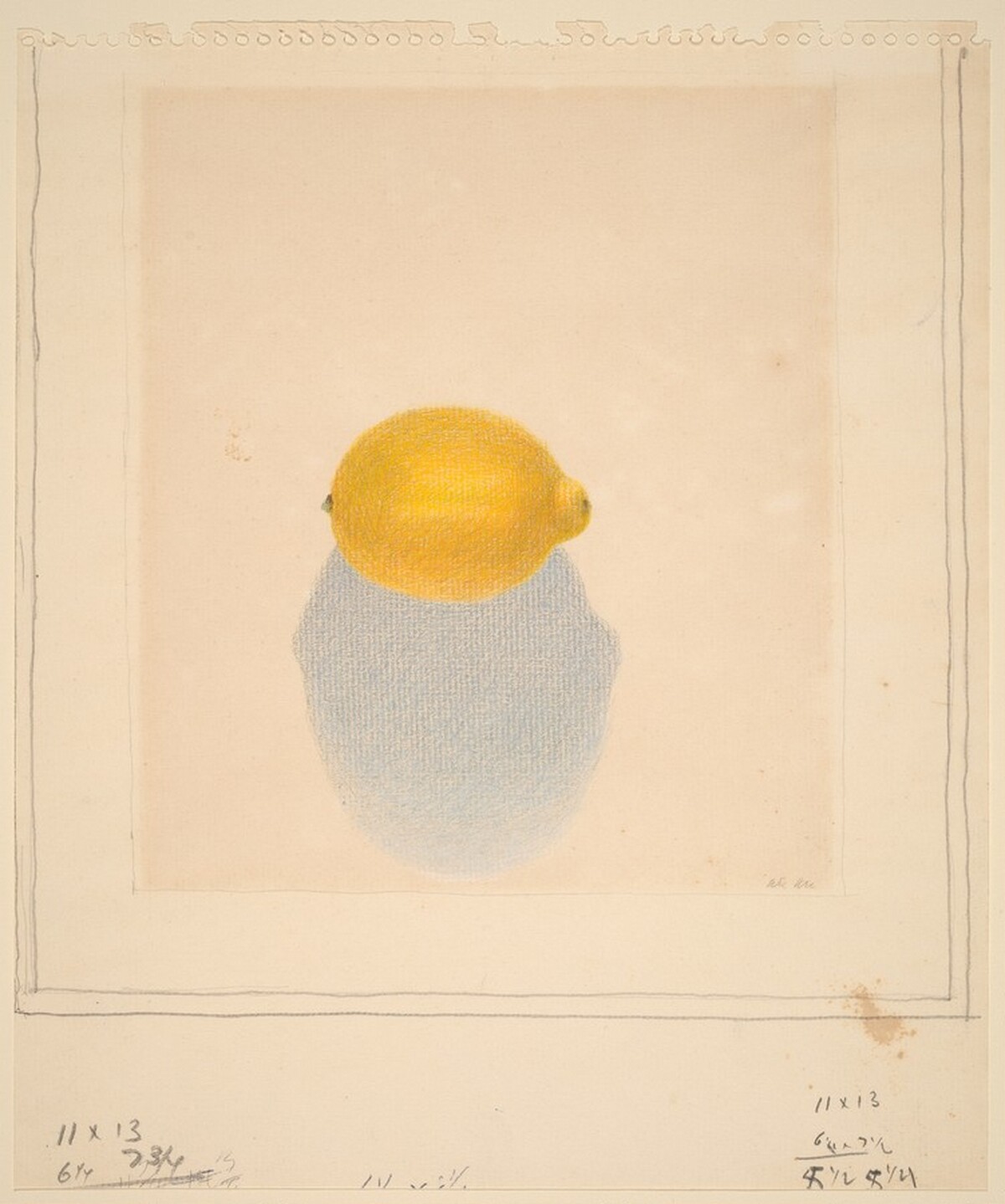 Study for "Lemon" by Leo Dee