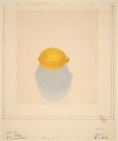 Study for "Lemon"
