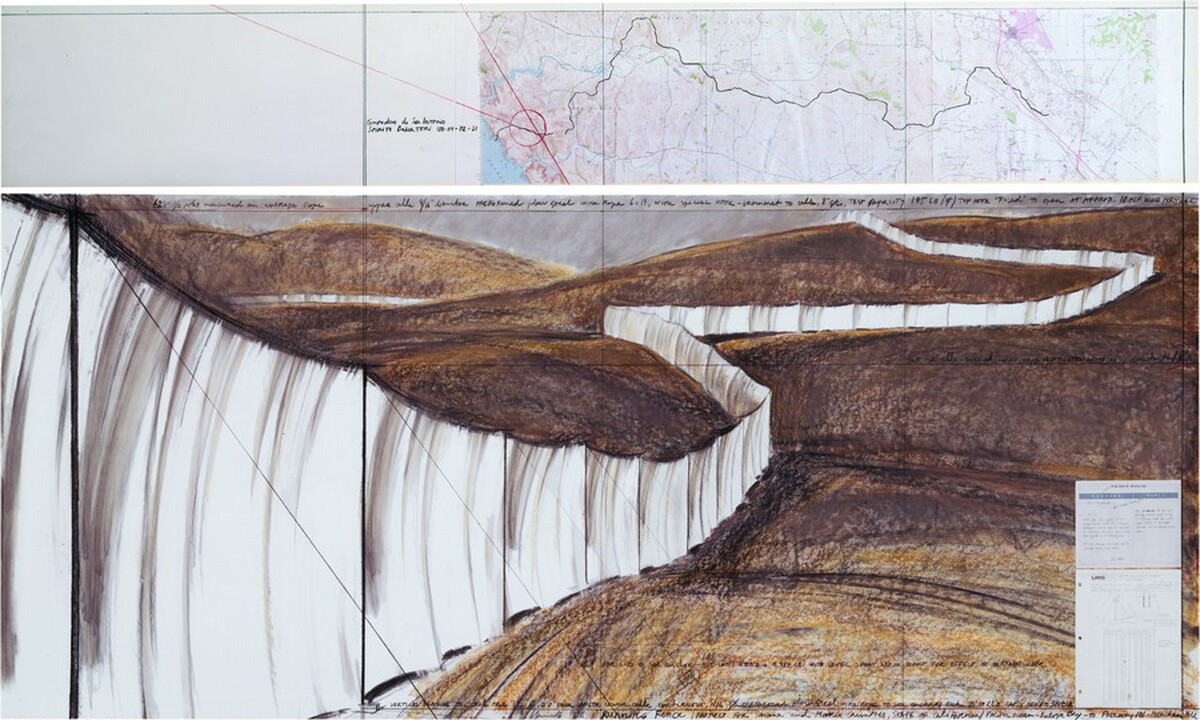 Running Fence, Project for Sonoma and Marin Counties, State of California by Christo