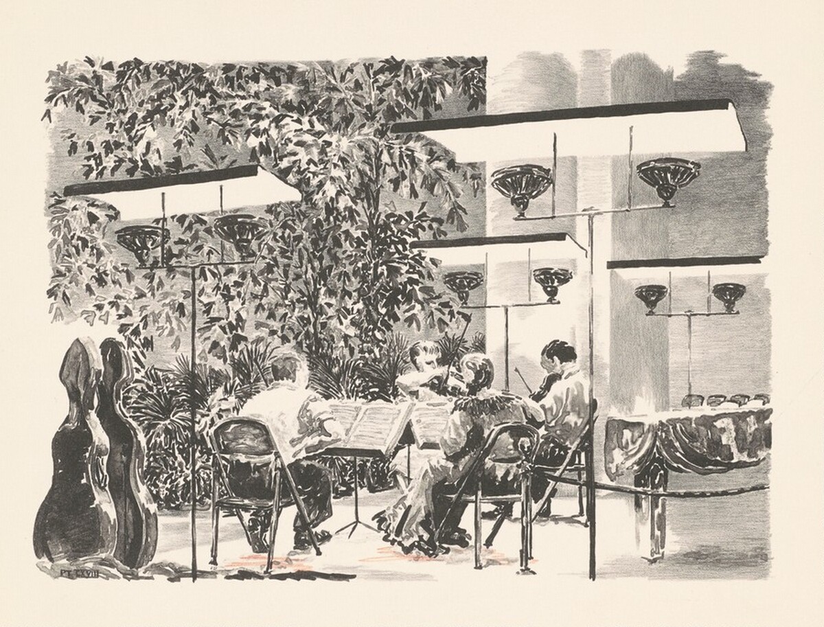 Feldman Quartet Rehearsing—National Gallery by Prentiss Taylor