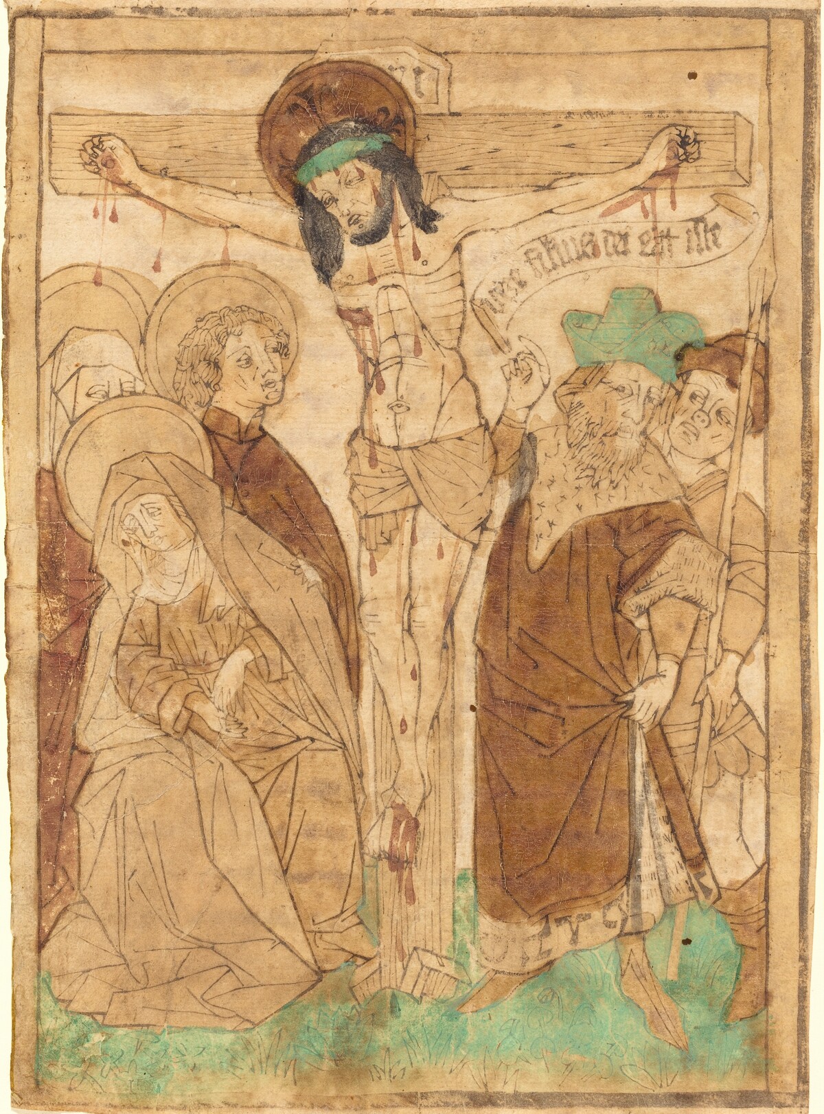 Christ on the Cross by German 15th Century