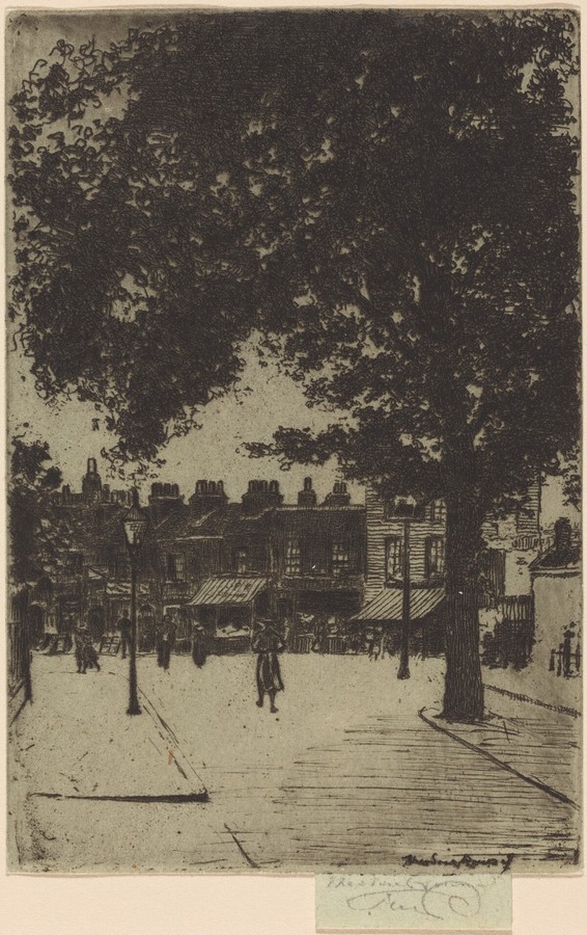 The Sign of the White Horse, Parson's Green by Théodore Roussel