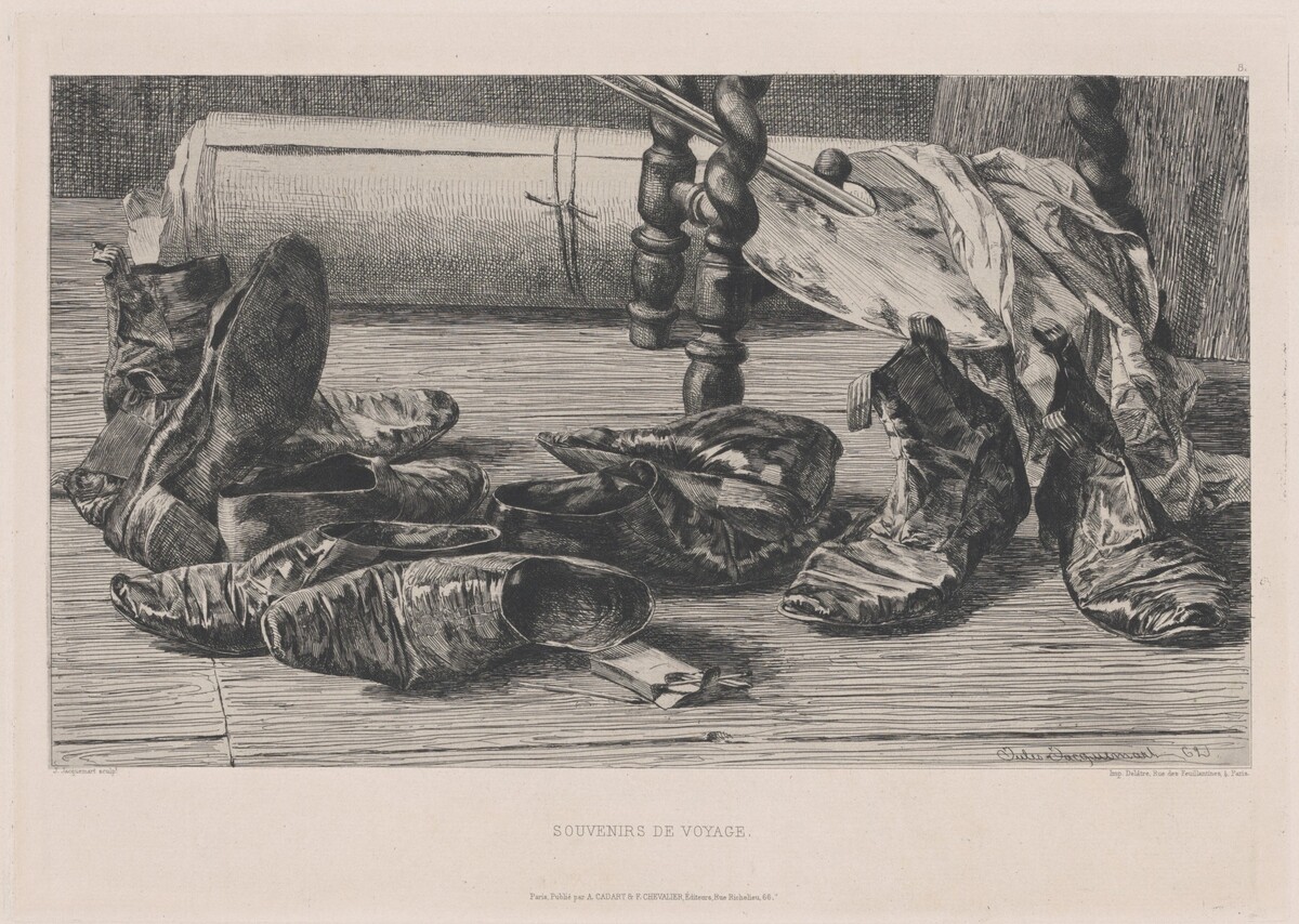 Souvenirs de voyage (Travel Souvenirs) by Jules-Ferdinand Jacquemart (artist); Auguste Delâtre (printer); Cadart & Chevalier (publisher)