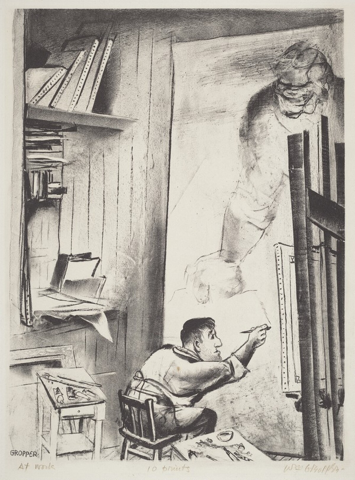 Gropper at Work by William Gropper